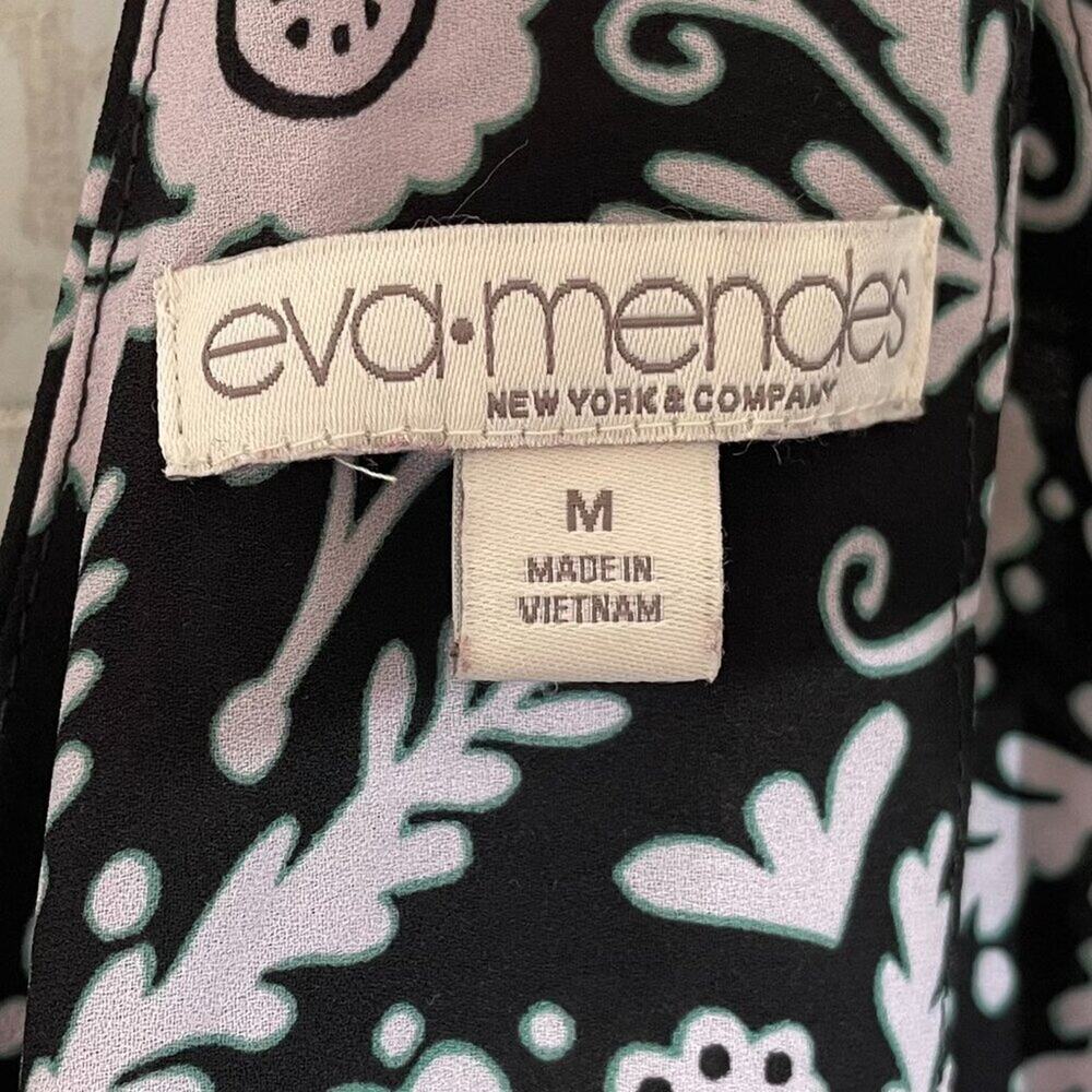 Eva Mendes Satin Floral Silk Scarf Print Cami, Boho, Colorful, Size M - Picture 8 of 12
